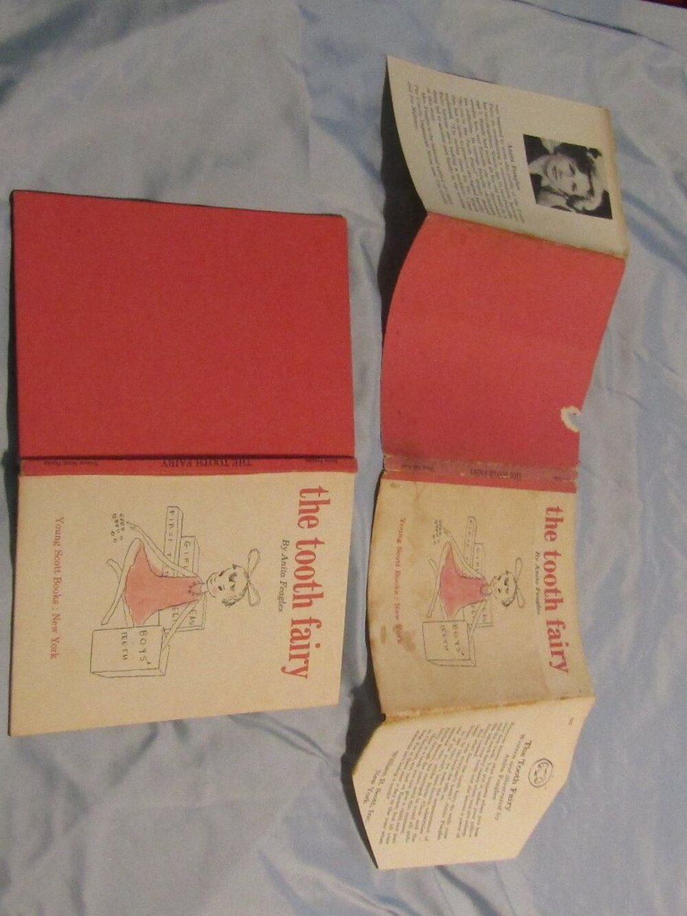 Scarce 1962 1st Ed Book THE TOOTH FAIRY HC/DJ Anita Feagles She Collects Teeth!
